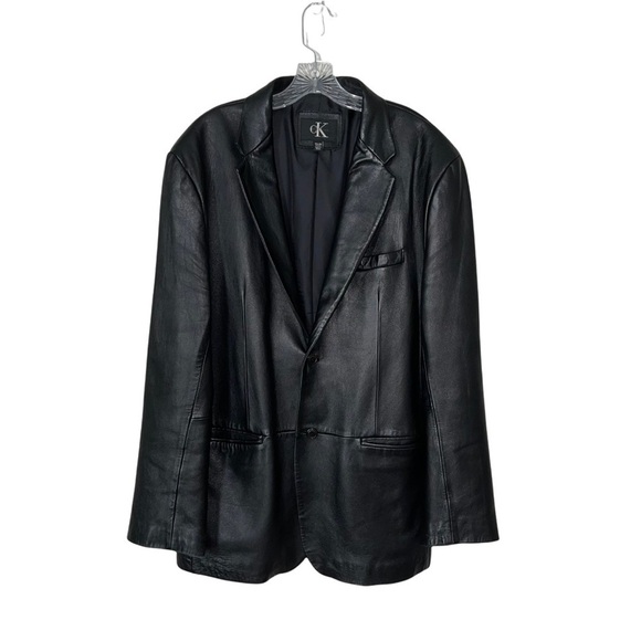Calvin Klein Man 100% Lather Jacket Size XL/Eu 44 - Picture 1 of 6